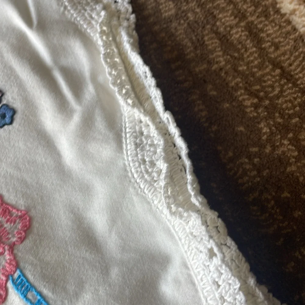 Handmade Floral Embroidered Set of 2 Pillow Shams